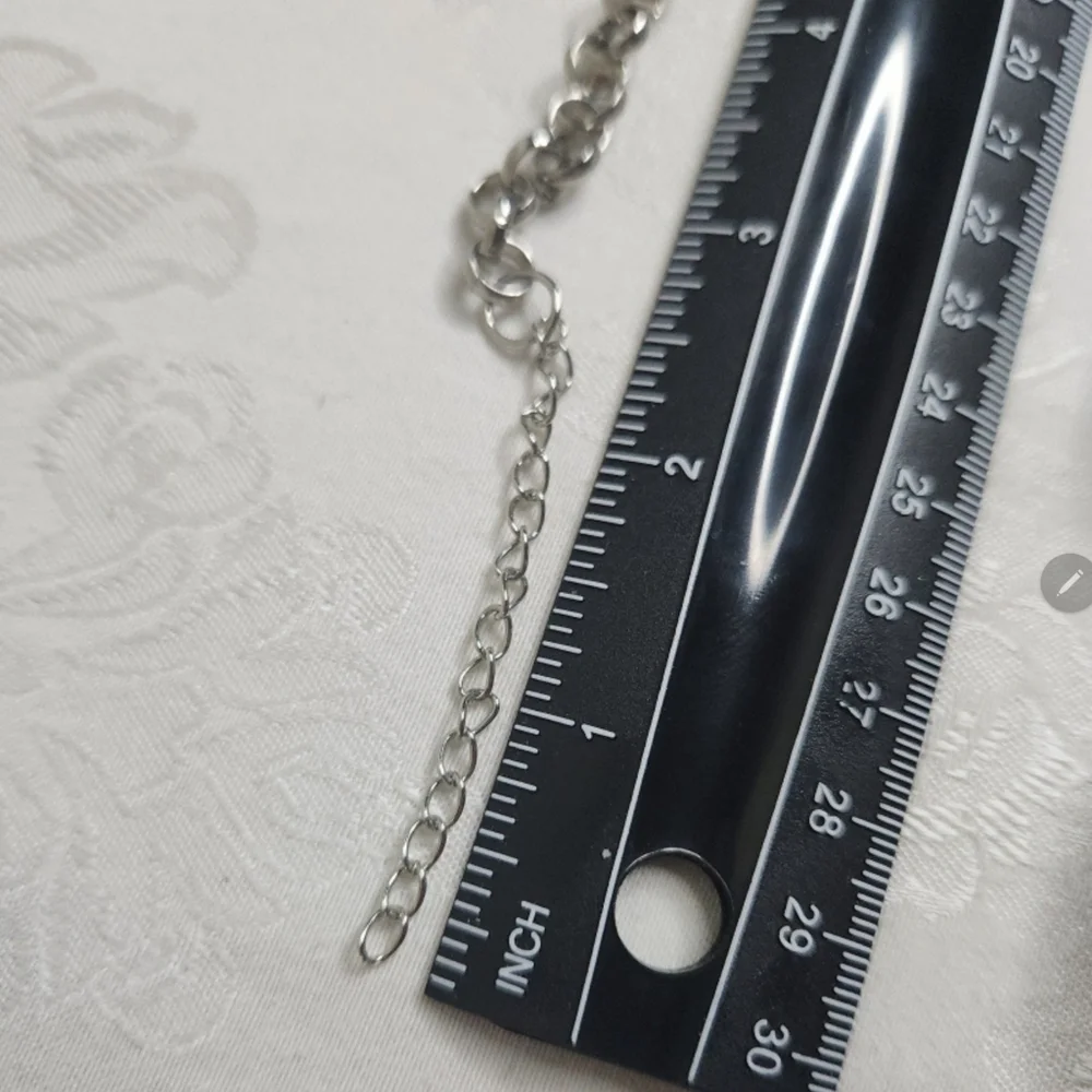 Silvertone Necklace and Earrings Set Owls Choker 24 Inch - Picture 7 of 8